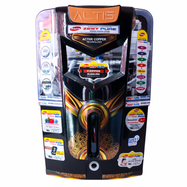 Altis RO Water Purifier | 9-Stage Purification | 13L Storage | UV & Alkaline | Aqua Zest Pure